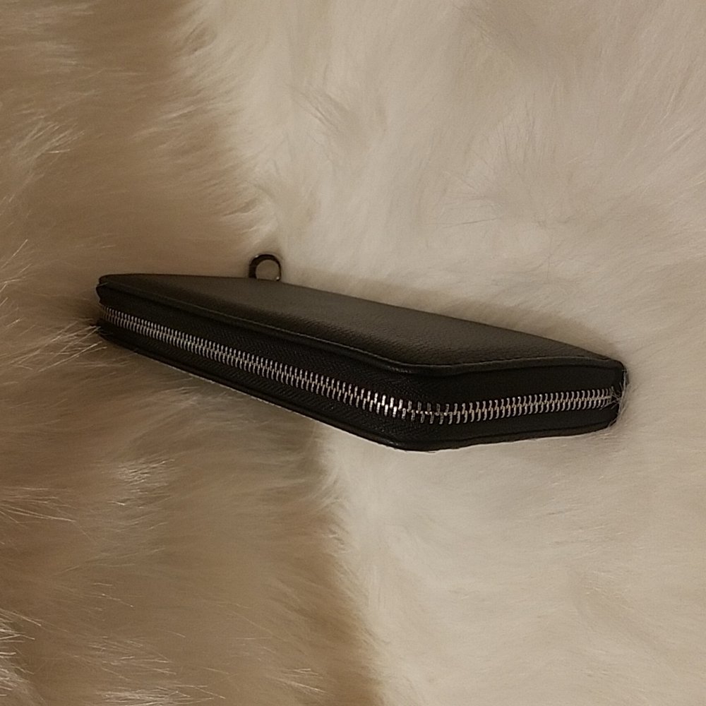 Black Rhinestone Pattern Bling Wallet - image 5